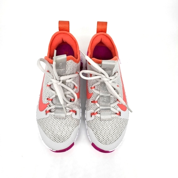 Nike Free Metcon 3 Vast Grey Fire Pink Women's Training Shoes - Picture 4 of 8